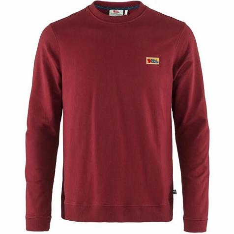 Fjällräven Men Vardag Sweater Red PH78621 Philippines